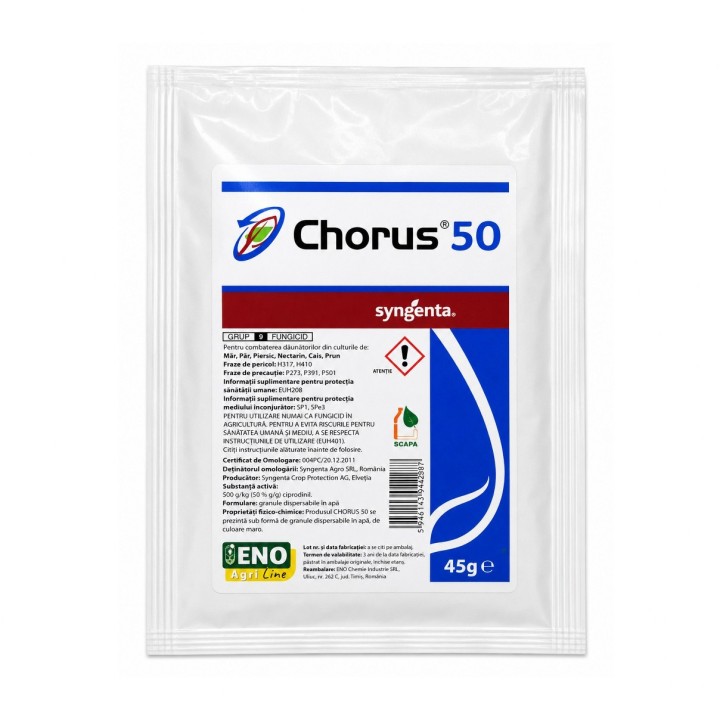 Pachet SMART-MIX 318 - CHORUS 50 WG 45 g (x 20 buc) + Banda pomi MAT 14 cm x 5 m (x 10 buc)