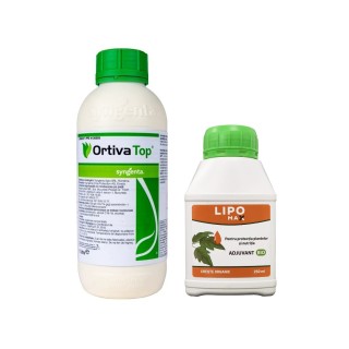 Pachet SMART-MIX 319 - ORTIVA TOP, Syngenta 1 Litru + Adjuvant LIPOMAX® 250 ml