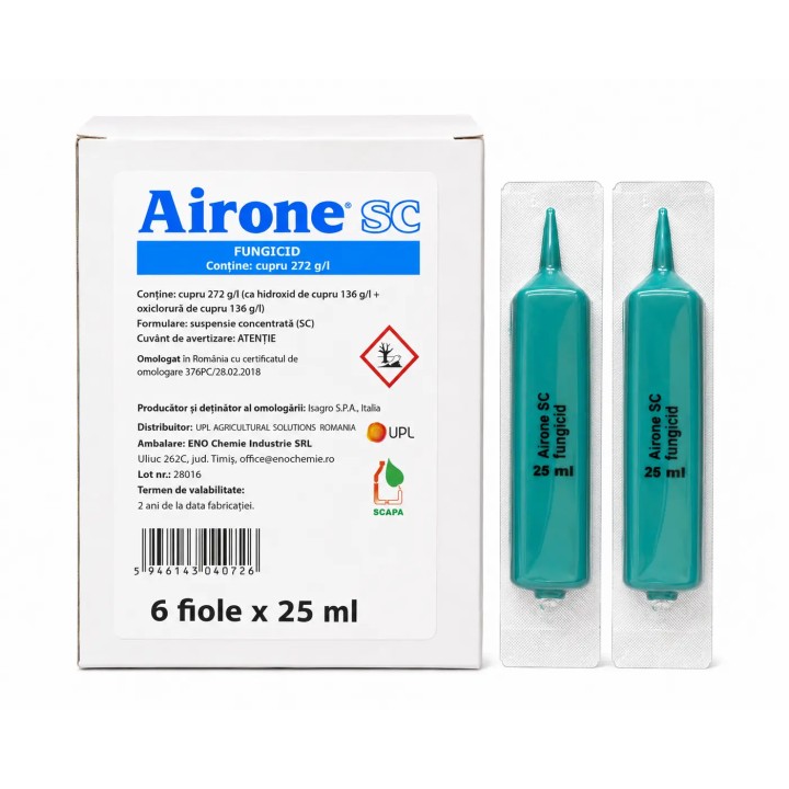 Fungicid AIRONE SC, UPL, Contact, 25 ml