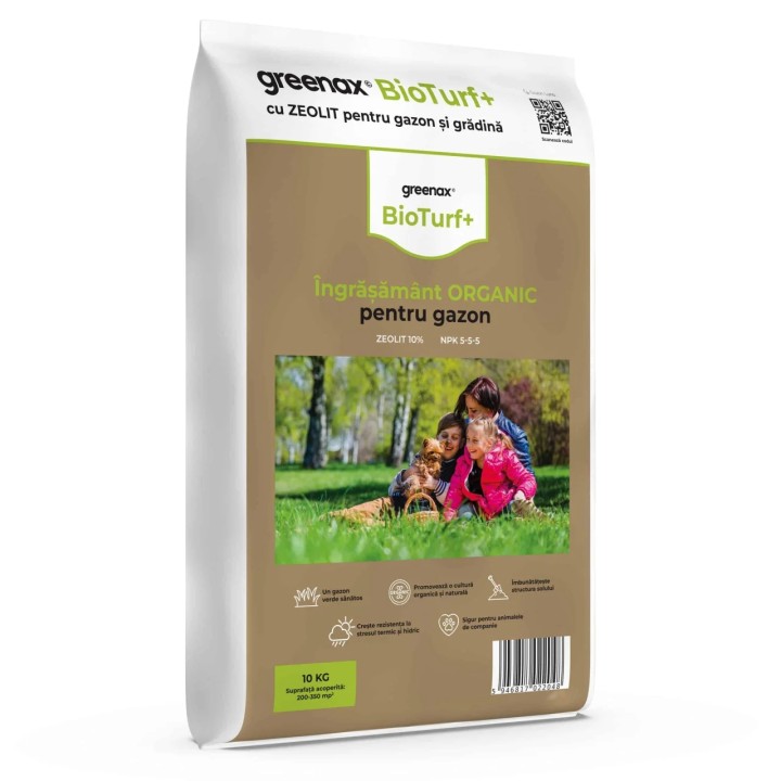Ingrasamant organic gazon Greenax BioTurf+ - 10 kg