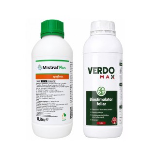 Pachet SMART-MIX 332 - Erbicid MISTRAL PLUS® 1 Litru + VERDOMAX® 1 Litru