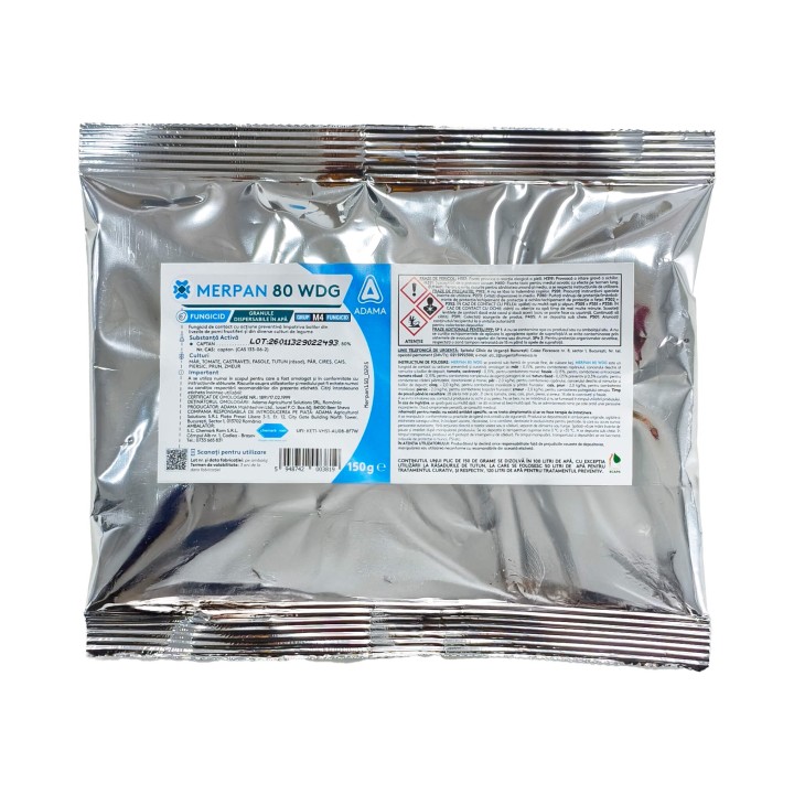 Fungicid MERPAN 80 WDG, Adama, Contact, 150 g