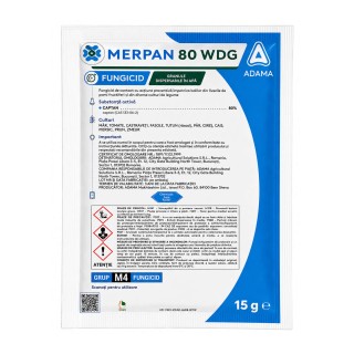 Fungicid MERPAN 80 WDG, Adama, Contact, 15 g