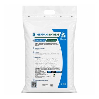 Fungicid MERPAN 80 WDG, Adama, Contact, 5 kg