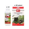 Pachet SMART-MIX 339 - Ingrasamant Organic BIOHUMUSSOL, BHS 1 L (x 12 buc) + Capcane lipicioase negre MAT (x 20 seturi)