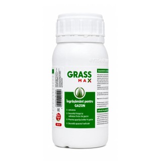 Ingrasamant lichid gazon GRASSMAX - 250 ml, foliar (750 m2)