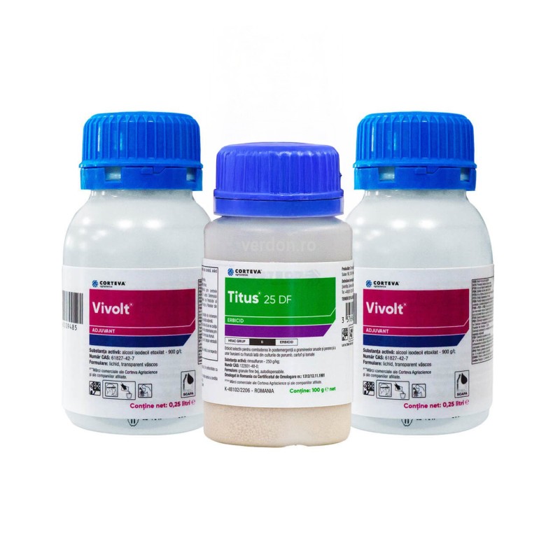 Erbicid TITUS 25 DF + Adjuvant VIVOLT/TREND, Corteva