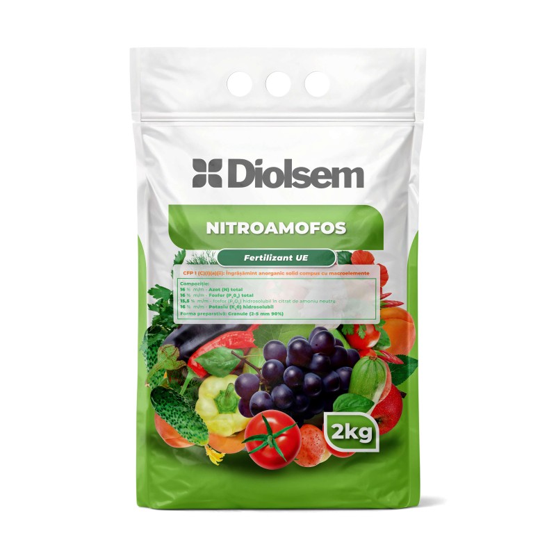 Ingrasamant Nitroamofos NPK - 2 kg, Diolsem