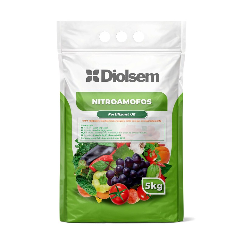 Ingrasamant Nitroamofos NPK - 5 kg, Diolsem