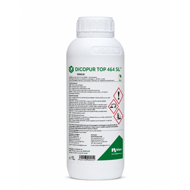 Erbicid DICOPUR TOP 464 SL, Nufarm, 1 Litru