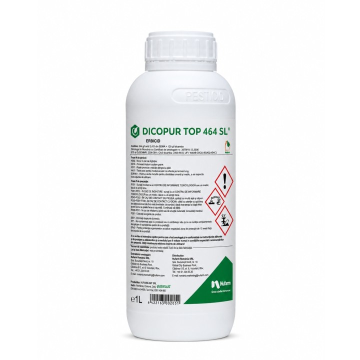 Erbicid DICOPUR TOP 464 SL, Nufarm, 1 Litru