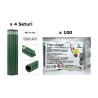 Pachet SMART-MIX 347 - FLORASTART® 5 g ( x 100 buc) + Araci din otel plastificat HORTI A-Z 16 mm x 180 cm (4 seturi x 25 buc)