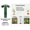 Araci din otel plastificat, HORTI A-Z, 11 mm x 120 cm - set 25 buc, Rezistenti la coroziune. Vita de vie, Legume, Pepiniere