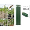 Araci din otel plastificat, HORTI A-Z, 11 mm x 120 cm - set 25 buc, Rezistenti la coroziune. Vita de vie, Legume, Pepiniere