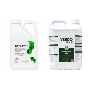 Pachet SMART-MIX 350 - Erbicid BENTA 5 L + Biostimulator VERDOMAX® 5 Litri
