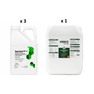 Pachet SMART-MIX 352 - Erbicid BENTA 5 L (x 6 buc) + Biostimulator VERDOMAX® 20 Litri (x 1 buc), Suprafata 10 ha