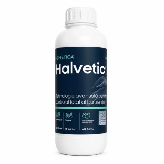 Erbicid total HALVETIC, tehnologie BGT - 1 Litru, Qemetica
