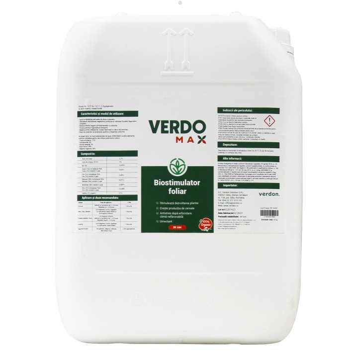 Pachet SMART-MIX 385 - Prelata acoperire baloti BALE GUARD 15,6 x 25 m + Biostimulator VERDOMAX 20 Litri