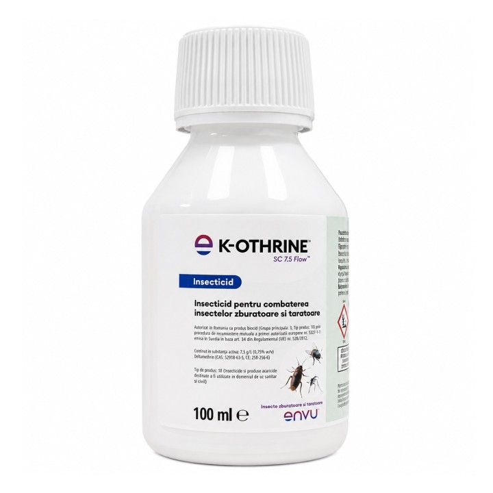 Insecticid K-OTHRINE SC 7.5 FLOW, Envu, 100 ml