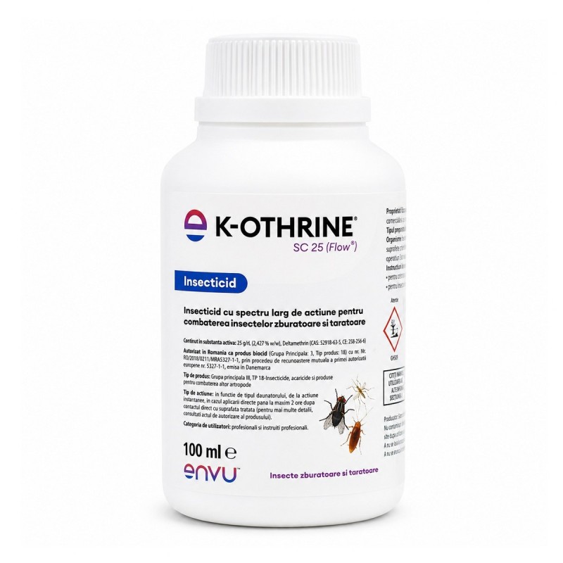 Insecticid K-OTHRINE SC 25 FLOW, Envu, 100 ml