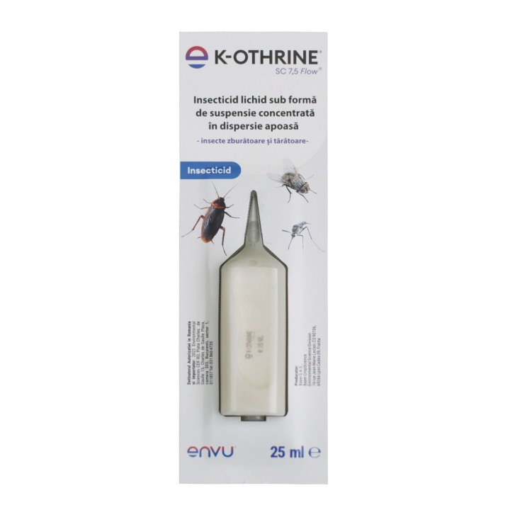 Insecticid K-OTHRINE SC 7.5 FLOW, Envu, Contact, 25 ml