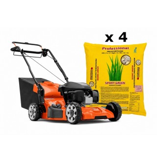 Pachet SMART-MIX 404 - Masina tuns gazon HUSQVARNA LC 356 VP + Ingrasamant Gazon SPORT GREEN Spring & Summer 20 kg (x 4 buc)