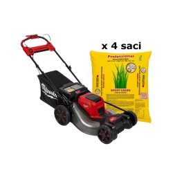 Pachet SMART-MIX 405 - Masina tuns gazon Milwaukee M18 F2LM53-0 + Ingrasamant Gazon SPORT GREEN Spring & Summer 20 kg (x 4 buc)