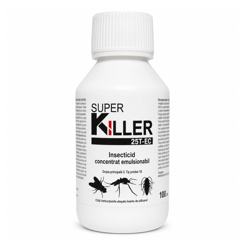 Insecticid SUPER KILLER 25 T-EC - 100 ml, Pasteur
