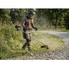 Viziera profesionala Tecomec cu plasa metalica, protectie faciala reglabila, certificare EN 1731-S, pentru Motocoase si Trimmere
