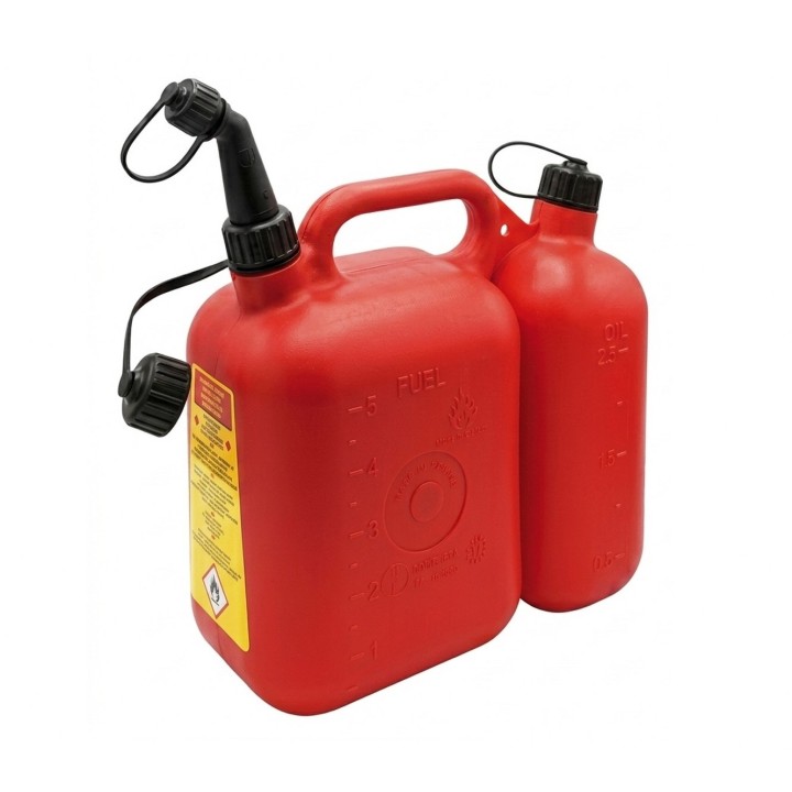Canistra dubla Tecomec 5 L + 2.5 L pentru Carburant si Ulei | Verdon