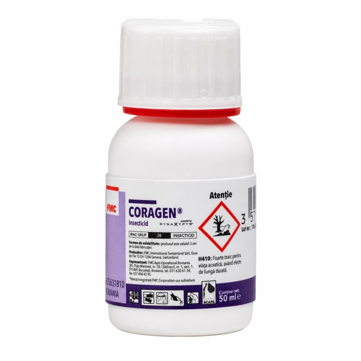 Insecticid CORAGEN, FMC, Contact, 50 ml, Vezi Discounturi!