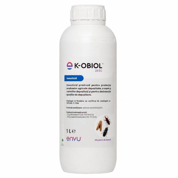 Insecticid K-OBIOL EC 25, Envu, Contact, 1 Litru