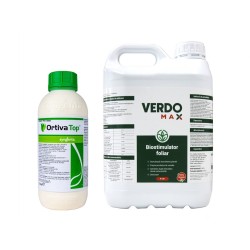 Pachet SMART-MIX 419 - Fungicid ORTIVA TOP, Syngenta 1 Litru + Biostimulator VERDOMAX 5 Litri, Pachet pentru legumicultori