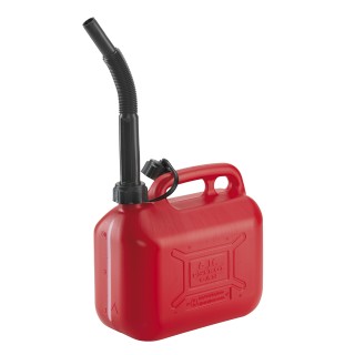 Canistra Tecomec 5 L cu Stut Flexibil - Recipient Combustibil pentru Motocoasa si Drujba