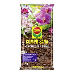 Substrat COMPO SANA® Orhidee 5 Litri - Pământ Premium pentru Orhidee cu Scoarță de Pin, Aerare Optimă și Fertilizare 8 Săptămâni