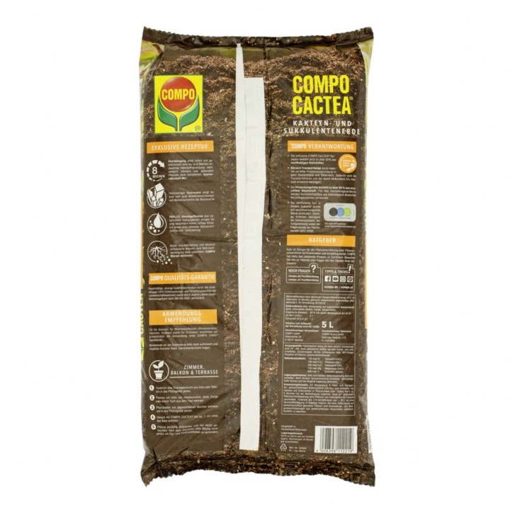 Substrat COMPO CACTEA® Cactusi si Suculente 5 L - Pamant Premium
