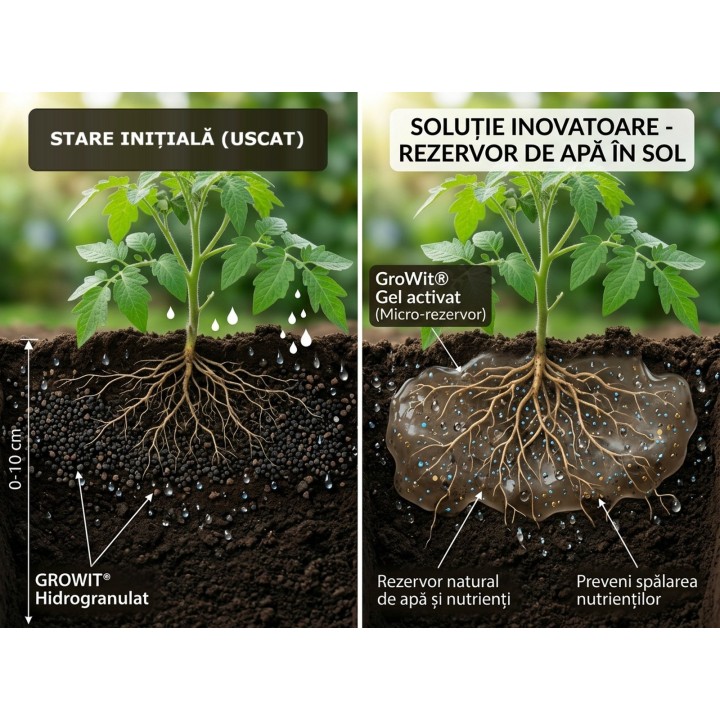 GROWIT® 20 Kg, Hidroganulat organic - Retine in sol Apa si Nutrientii!
