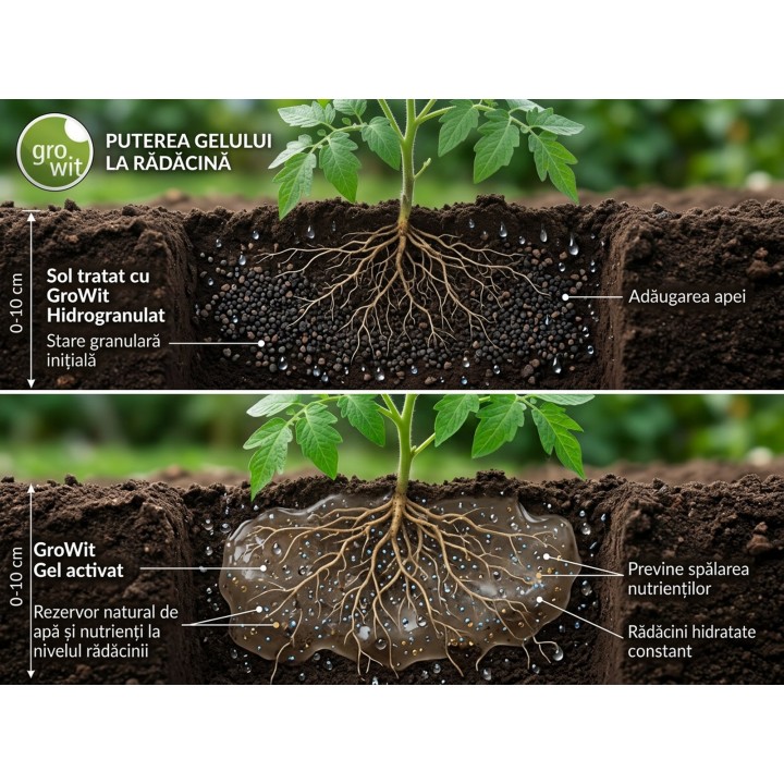 GROWIT® 20 Kg, Hidroganulat organic - Retine in sol Apa si Nutrientii!