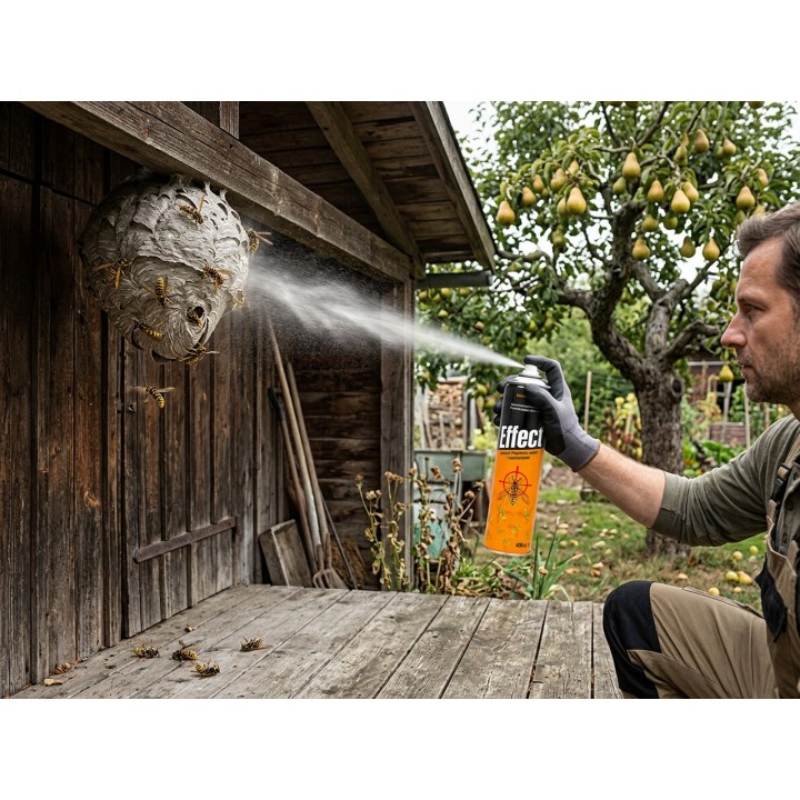 Spray Viespi EFFECT 400 ml | Insecticid aerosol pentru Viespi si Gargauni