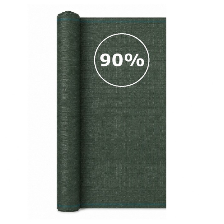 Plasa Umbrire Gard HORTI A-Z, Rola 1,5 x 50 m, 90% Grad umbrire, Verde, 110 g/m², Tratata UV