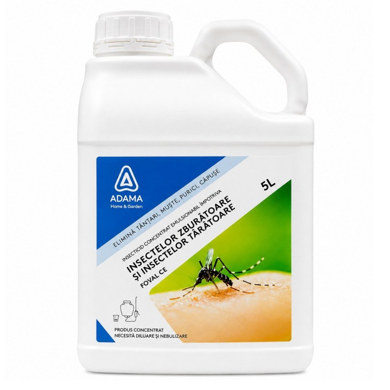 Insecticid FOVAL® CE 5 L - Combate Muste, Tantari, Capuse, Purici, Furnici | Verdon