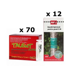 Pachet SMART-MIX 429 - Insecticid TALENT SUPER 7,5 ml (x 70 buc) + Banda lipicioasa Pomi MAT (x 12 buc)