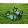 Set 2 Talpici aeratoare gazon Nortene®, cu Tepi metalici 13 x 30 mm si curele reglabile, pentru aerisirea gazonului