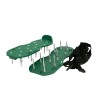 Set 2 Talpici aeratoare gazon Nortene®, cu Tepi metalici 13 x 30 mm si curele reglabile, pentru aerisirea gazonului