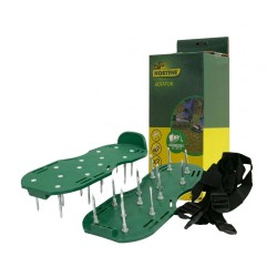 Set 2 Talpici aeratoare gazon Nortene®, cu Tepi metalici 13 x 30 mm si curele reglabile, pentru aerisirea gazonului