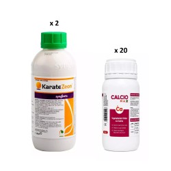 Pachet SMART-MIX 432 - KARATE ZEON® 1 L - Insecticid (x 2 buc) + Ingrasamant foliar cu calciu CALCIOMAX® - 250 ml (x 20 buc)