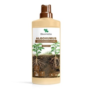 BLOOMELIA ALGOHUMUS - 1 L, Biostimulator organic, Acizi humici, Fulvici, Alge marine Ascophyllum nodosum si NPK