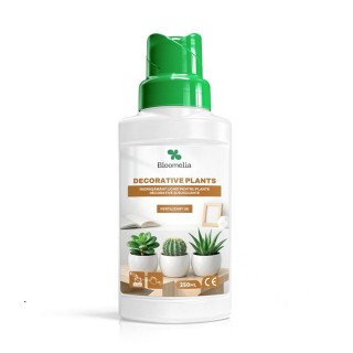 BLOOMELIA DECORATIVE PLANTS 250 ml - Ingrasamant mineral lichid pentru plante decorative si suculente, NPK cu magneziu, sulf si
