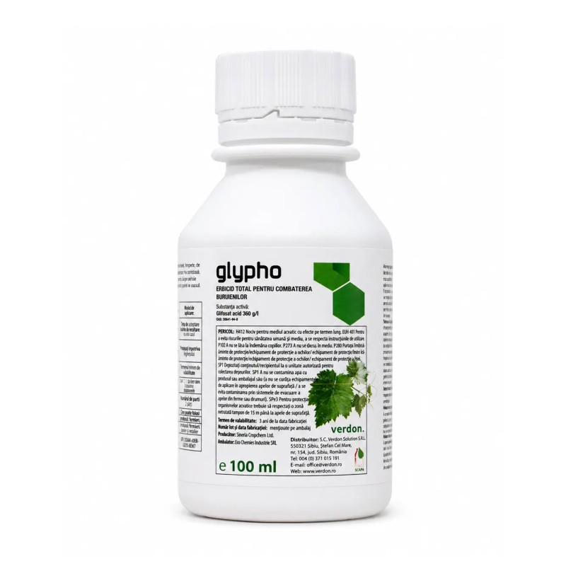 Erbicid Total GLYPHO, Sharda, Postemergent, 100 ml