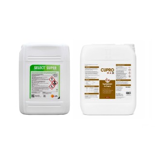Pachet SMART-MIX 439 - Erbicid SELECT SUPER® - 20 l + CUPROMAX® - 20 Litri